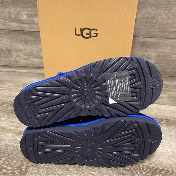 UGG | UGG Classic Short Sequin Navy Tonal Boots NEW In Box - Picture 6 of 15